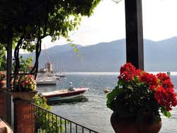 Lake Como, breakfast in Bellagio