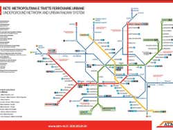 Milan Metro map