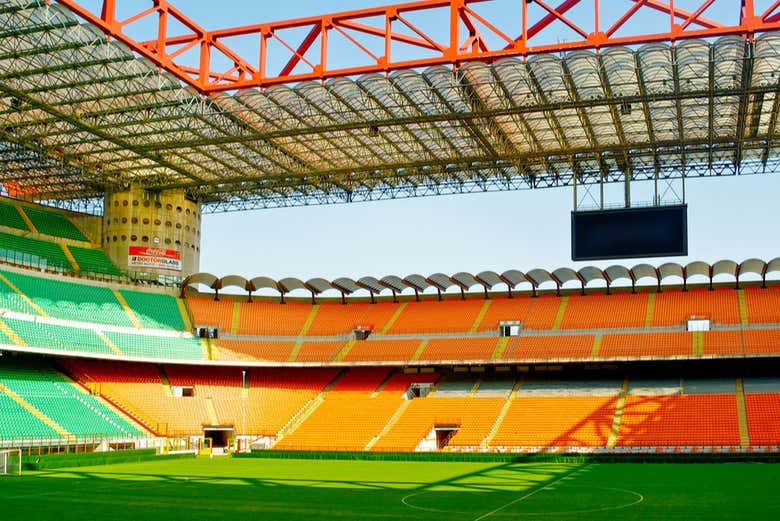 Stands in the San Siro